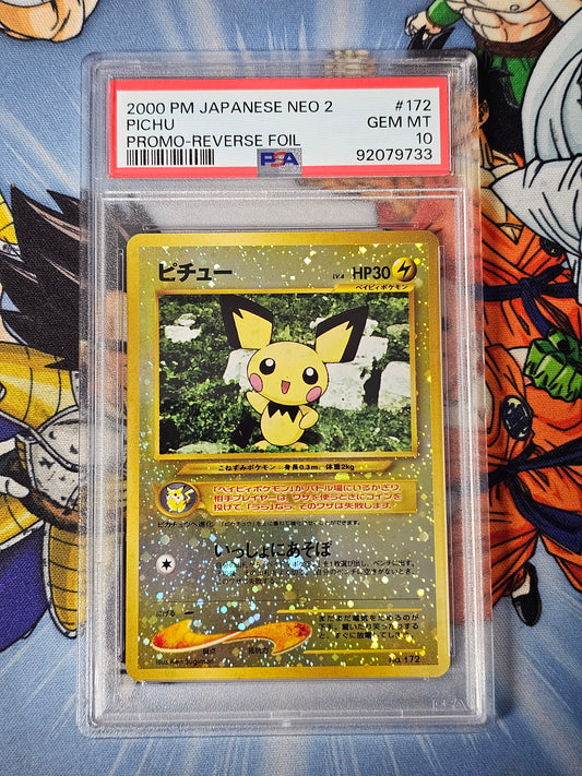 Pichu PSA 10 Neo 2 File Holo